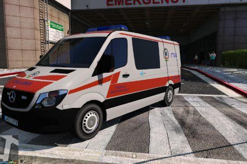 2014 Police Mercedes Sprinter Hungarian Ambulance Paintjob
